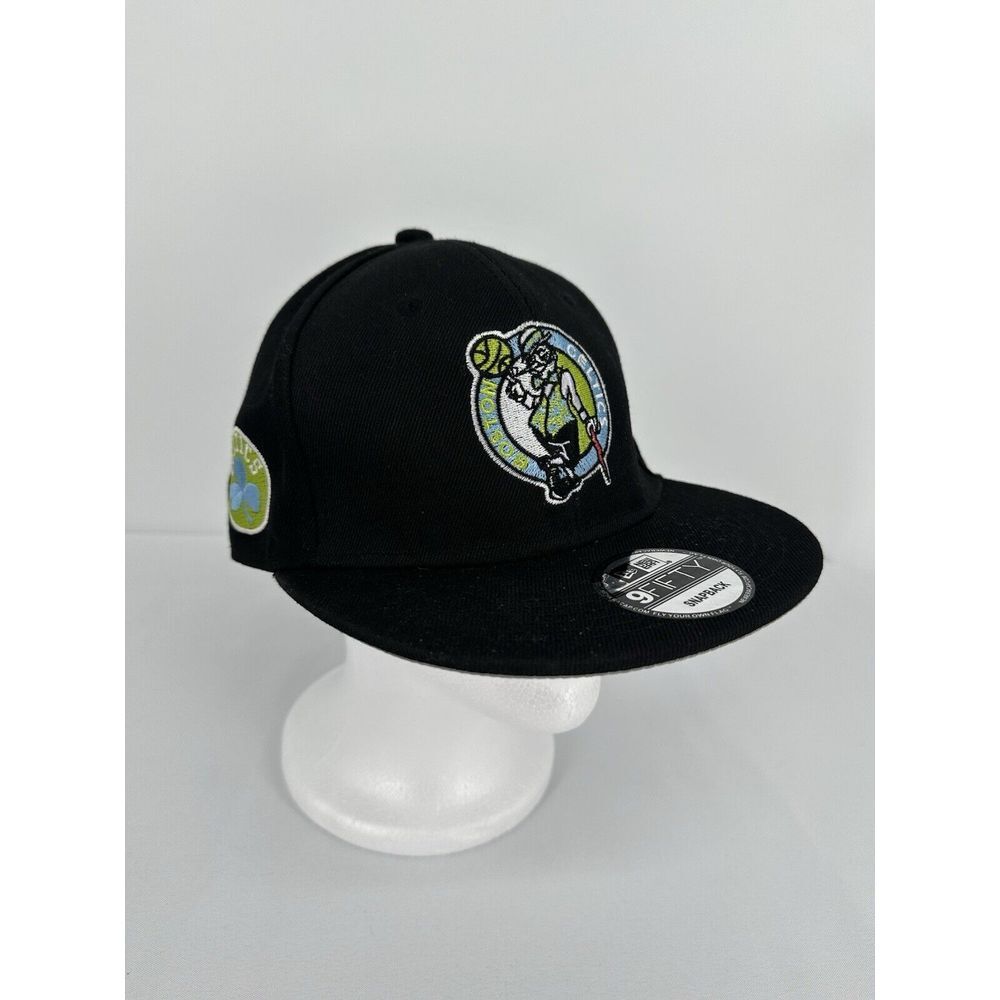 Boston Celtics New Era 9Fifty Snapback Hat‎ Cap Color Pack Black Adjustable